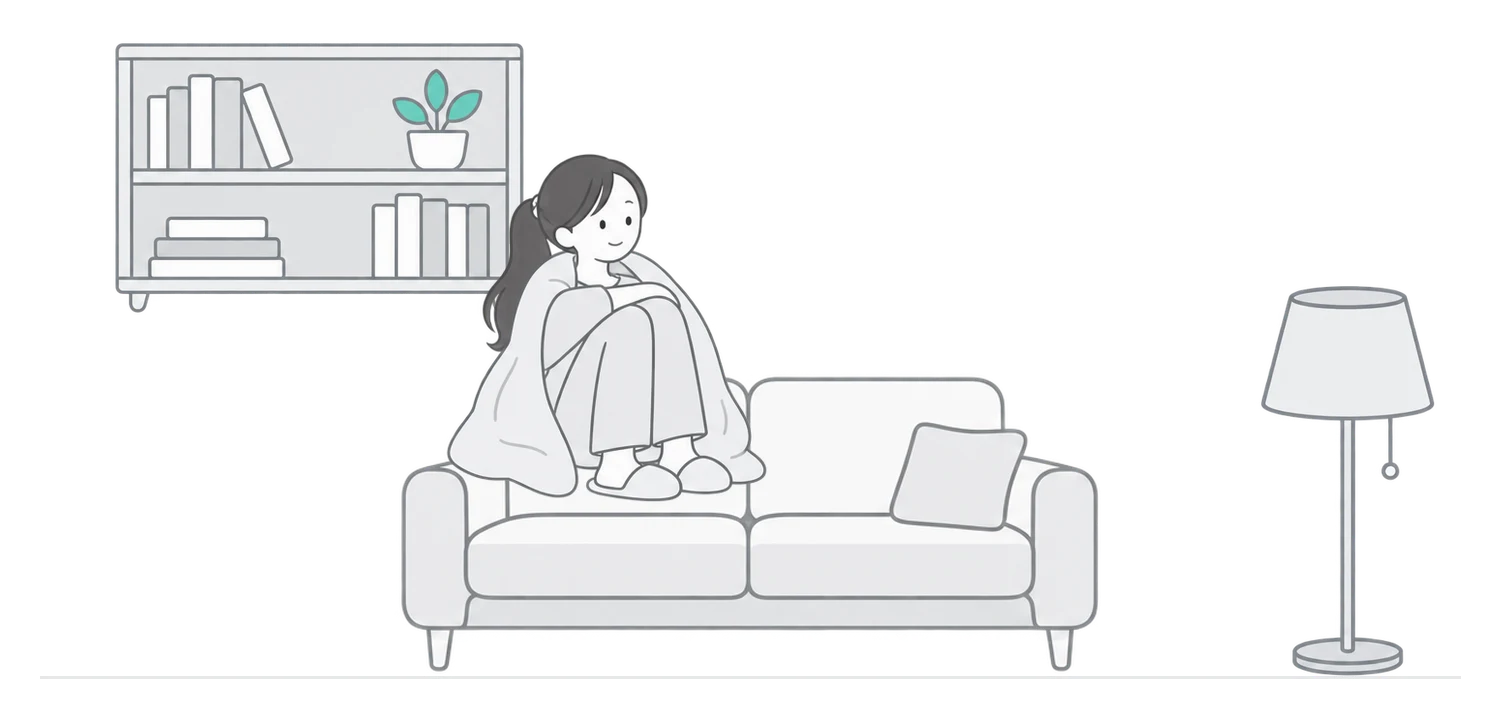 호계동 저녁 거실 그림