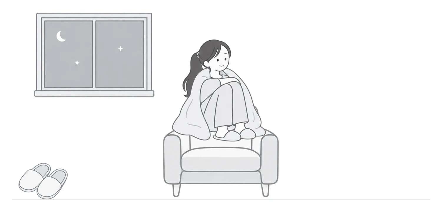 이문동 저녁 거실 그림