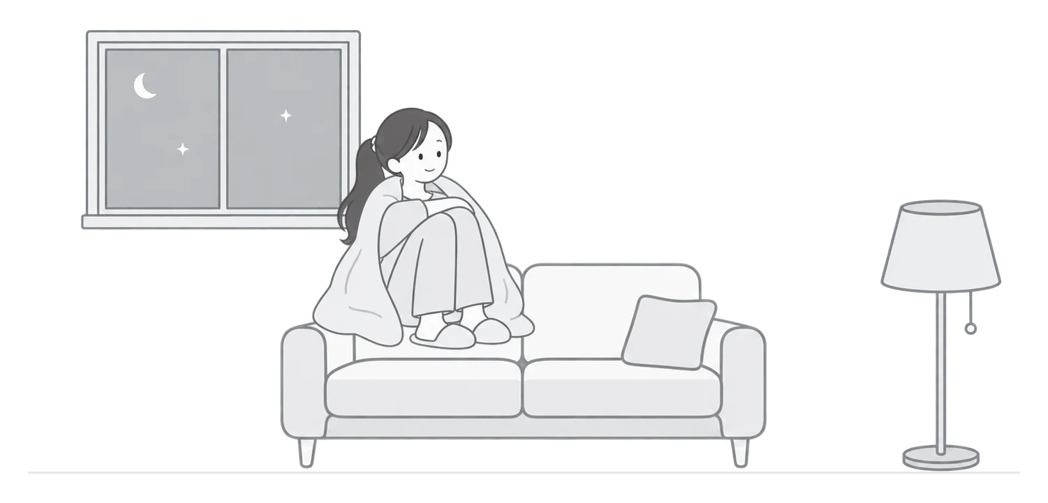 남양주 저녁 거실 그림