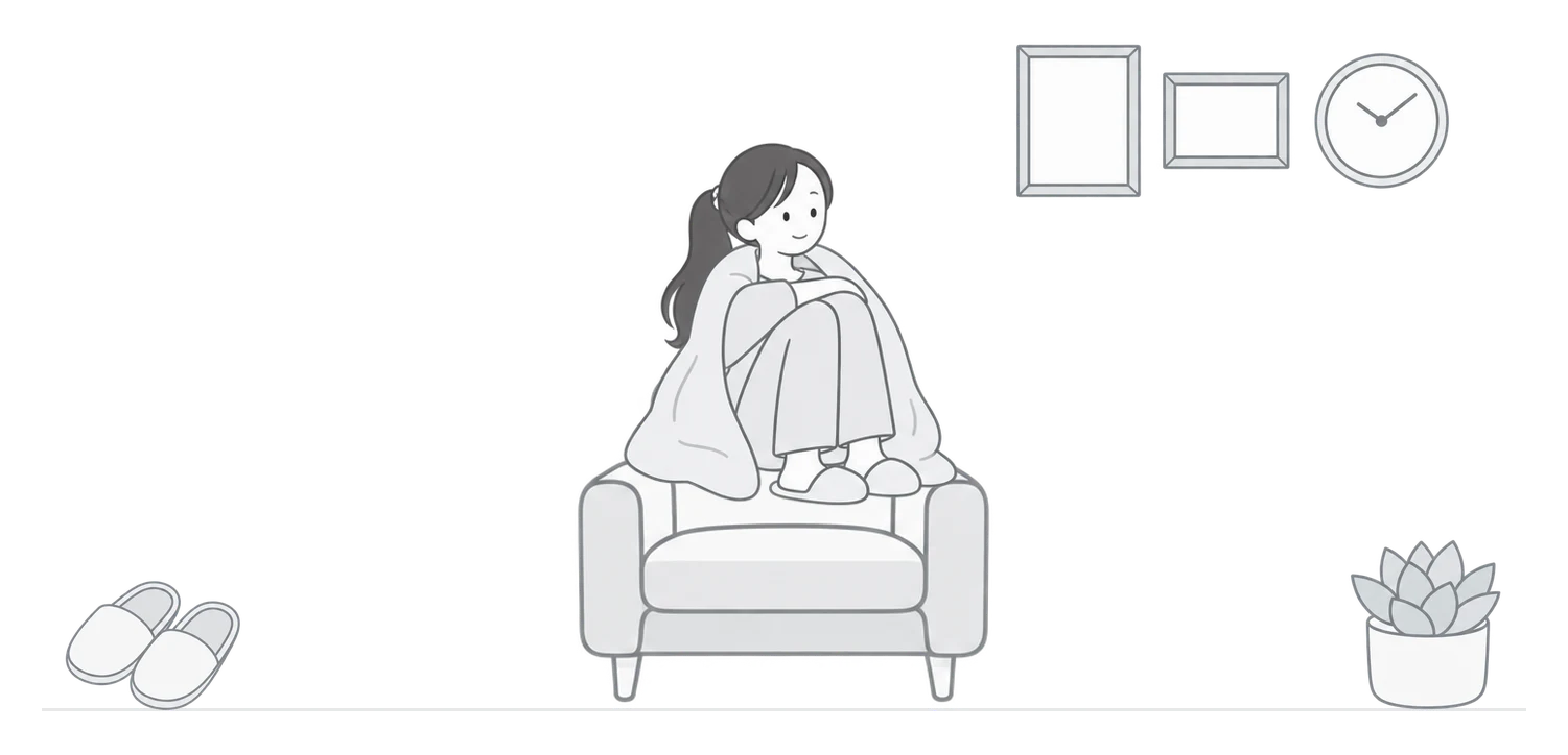 판교 저녁 거실 그림