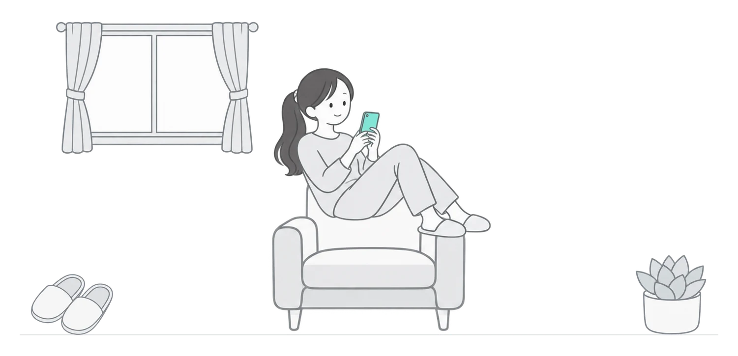 포천 저녁 거실 그림