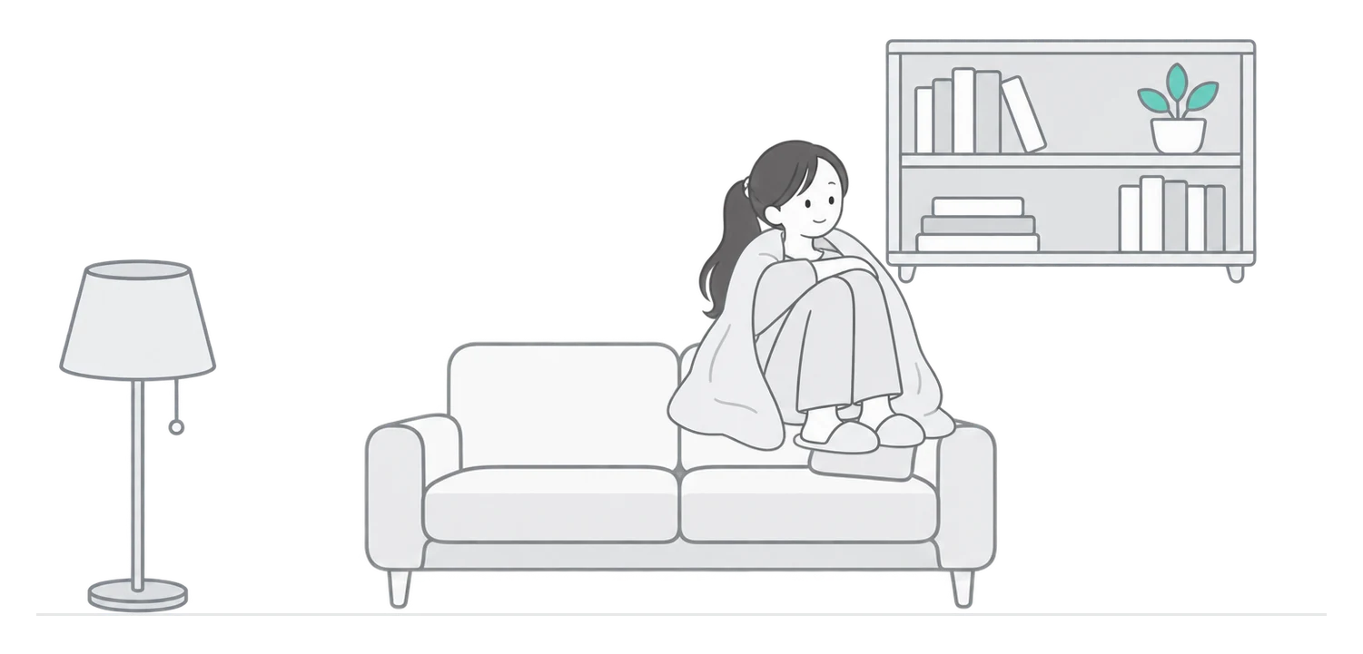 수유동 저녁 거실 그림
