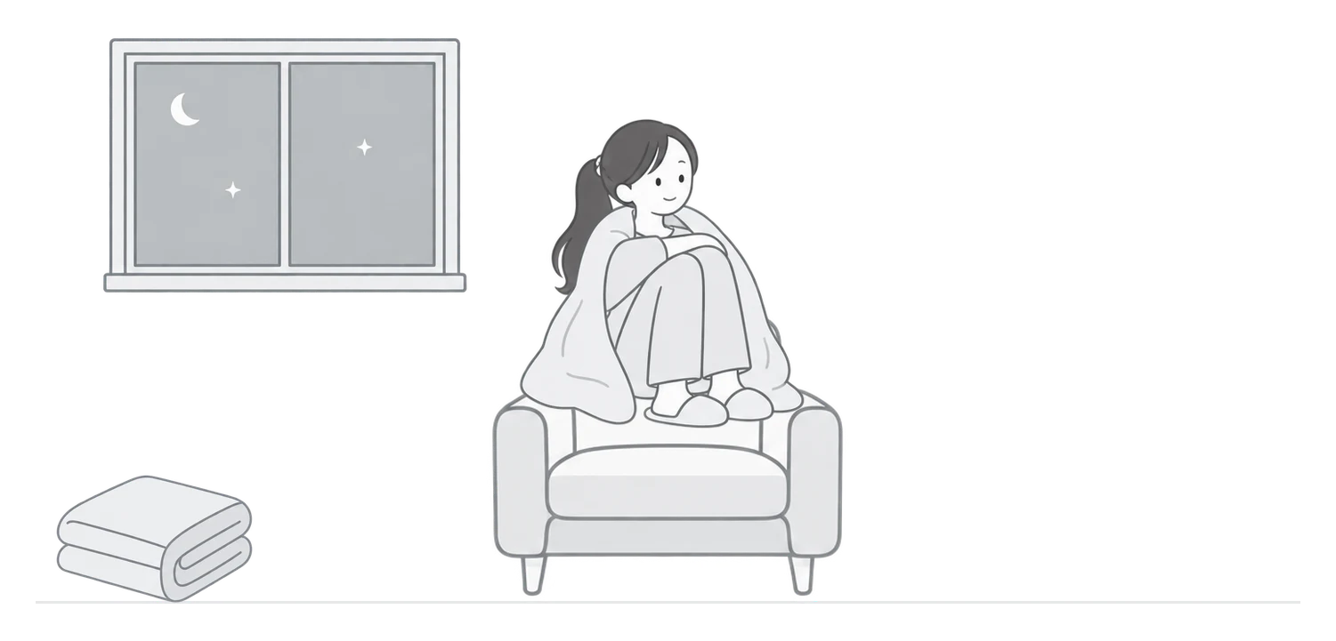 의왕 저녁 거실 그림