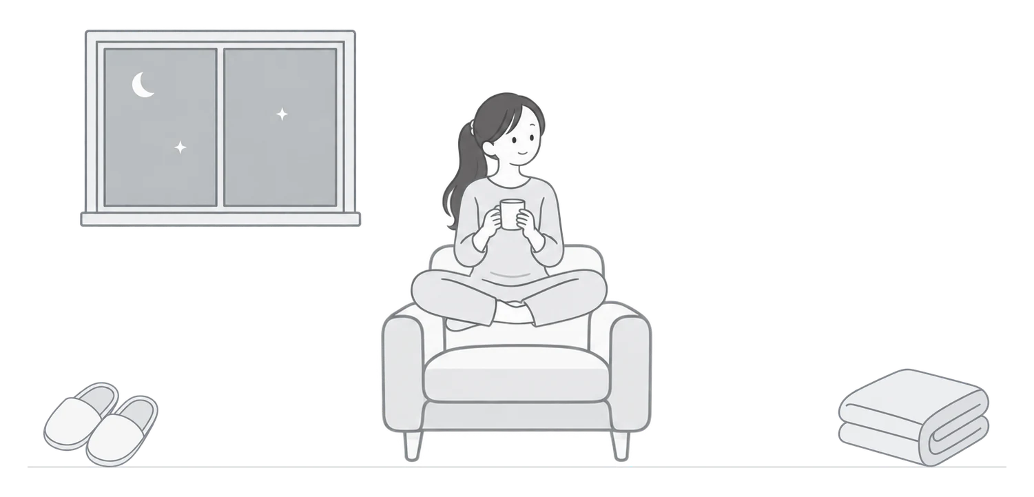 양주 저녁 거실 그림